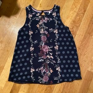 Floral tank top